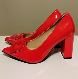 Elegant Red Women's Stilettos